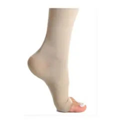 Meia de Compressão 7/8 Sigvaris 30-40mmHg - 862 Select Comfort - Tamanho G3 - Pé Aberto - Natural